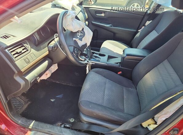 4T1BF1FK6HU664941 2017 TOYOTA CAMRY Maroon Widok wnętrza z przodu