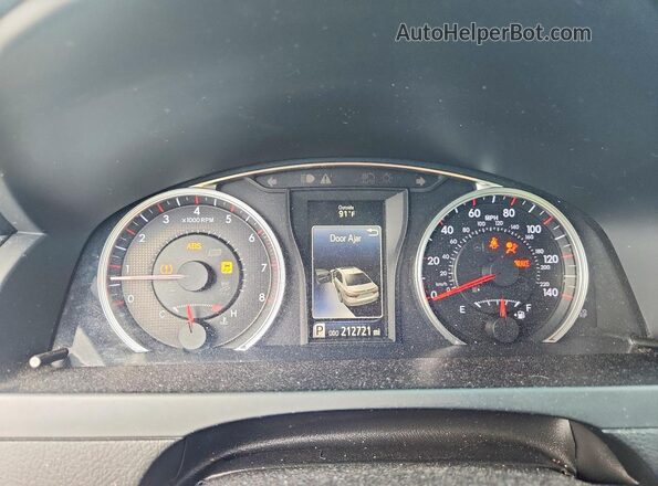 4T1BF1FK7GU218487 2016 TOYOTA CAMRY Gray Instrument cluster view