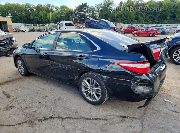 4T1BF1FK7HU406587 2017 TOYOTA CAMRY Black Задня ліва чверть
