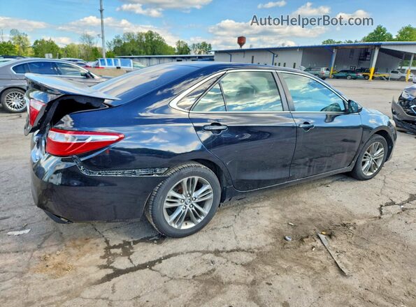 4T1BF1FK7HU406587 2017 TOYOTA CAMRY Black Задня права чверть