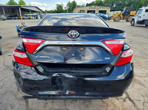 4T1BF1FK7HU406587 2017 TOYOTA CAMRY Black Вид ззаду