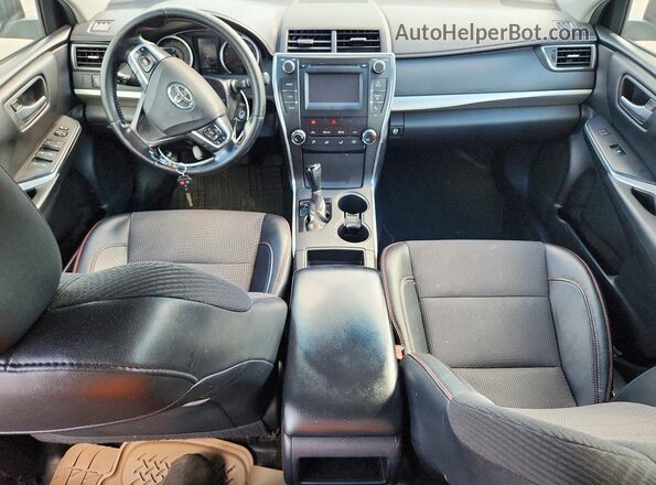 4T1BF1FK7HU406587 2017 TOYOTA CAMRY Black Вид панелі приладів