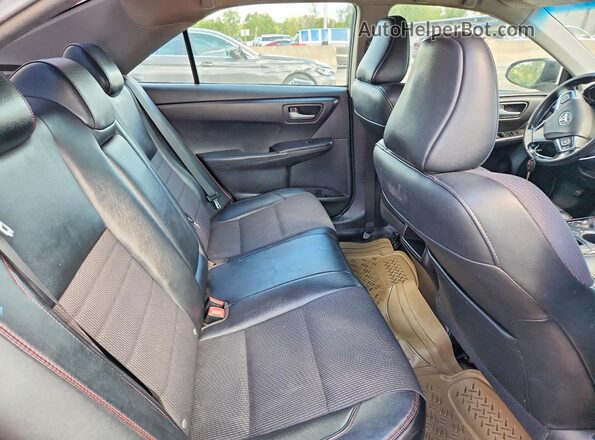 4T1BF1FK7HU406587 2017 TOYOTA CAMRY Black Вид задніх сидінь