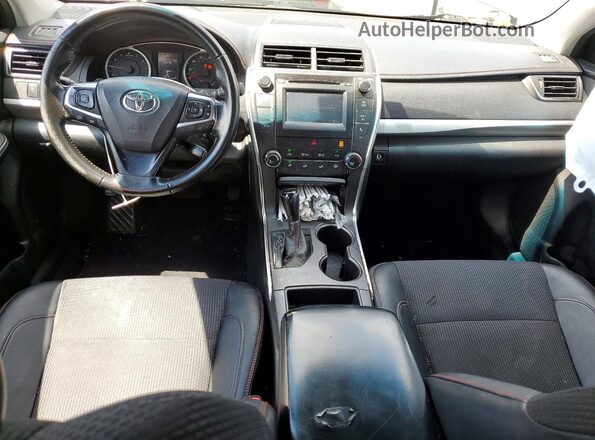 4T1BF1FK8GU209409 2016 TOYOTA CAMRY Gray Առջևի վահանակի տեսք