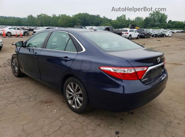 4T1BF1FK9HU650077 2017 TOYOTA CAMRY Blue Հետևի ձախ
