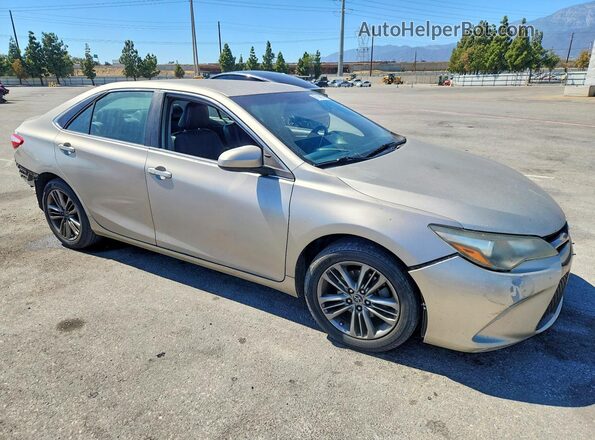 4T1BF1FKXGU161931 2016 TOYOTA CAMRY Tan Передня права чверть