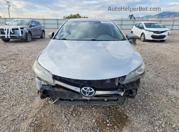4T1BF1FKXGU582869 2016 TOYOTA CAMRY Silver Դիմացի տեսք