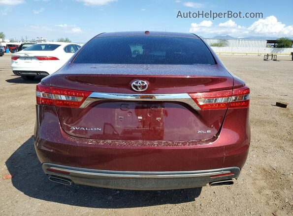4T1BK1EB1HU244999 2017 TOYOTA AVALON Бордовый Вид сзади