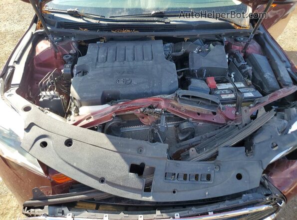 4T1BK1EB1HU244999 2017 TOYOTA AVALON Бордовый Вид задней части салона