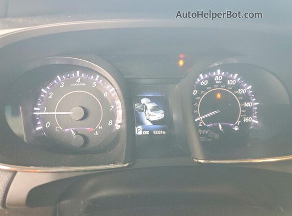 4T1BK1EB2GU235453 2016 TOYOTA AVALON Blue Vista del cuadro de instrumentos