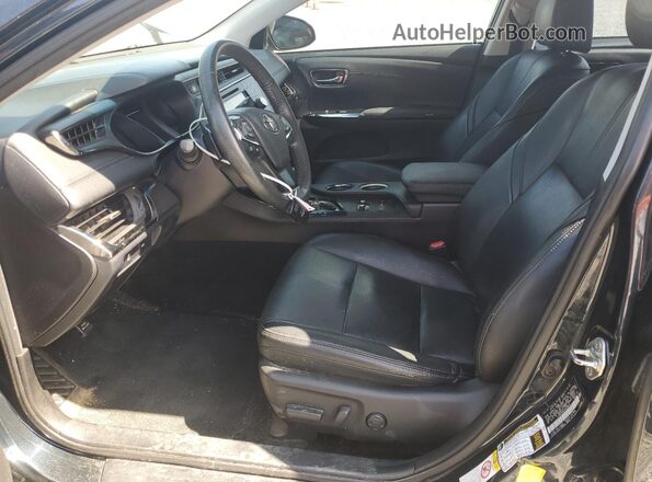 4T1BK1EB2JU283879 2018 TOYOTA AVALON Black Widok wnętrza z przodu