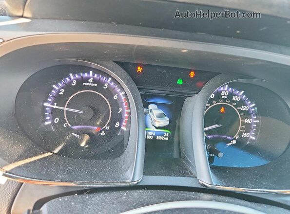 4T1BK1EB4GU215544 2016 TOYOTA AVALON Gray Вид щитка приладів