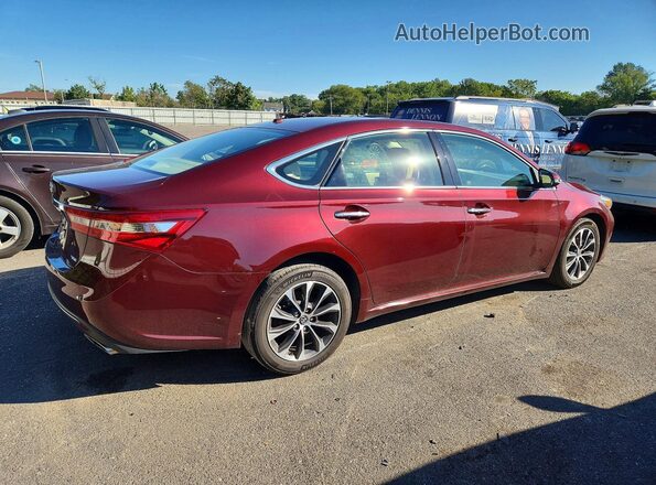 4T1BK1EB5HU254032 2017 TOYOTA AVALON Maroon უკანა მარჯვენა