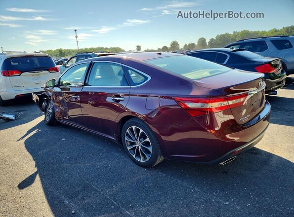 4T1BK1EB5HU254032 2017 TOYOTA AVALON Maroon უკანა მარცხენა