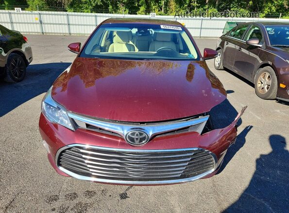4T1BK1EB5HU254032 2017 TOYOTA AVALON Maroon წინა ხედი
