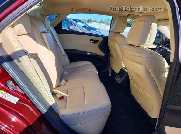 4T1BK1EB5HU254032 2017 TOYOTA AVALON Maroon უკანა სავარძლების ხედი
