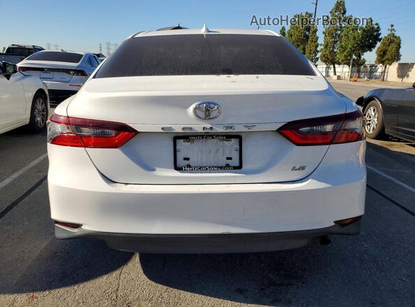 4T1C11AK0NU676184 2022 TOYOTA CAMRY White Vista trasera