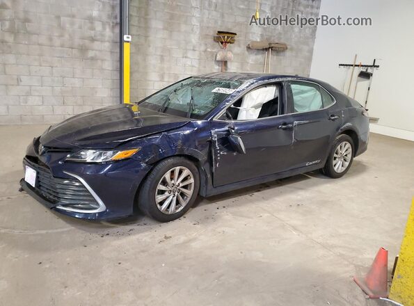 4T1C11AK7NU652187 2022 TOYOTA CAMRY Blue 