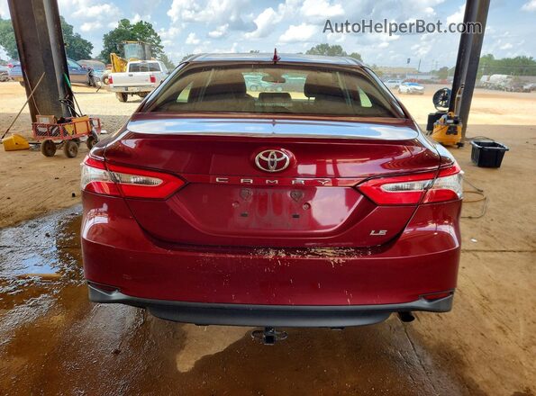 4T1C11AK8LU872774 2020 TOYOTA CAMRY Maroon Vista trasera