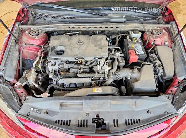 4T1C11AK8LU872774 2020 TOYOTA CAMRY Maroon Vista interior trasera