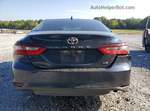 4T1C11AKXMU556827 2021 TOYOTA CAMRY Blue უკანა ხედი