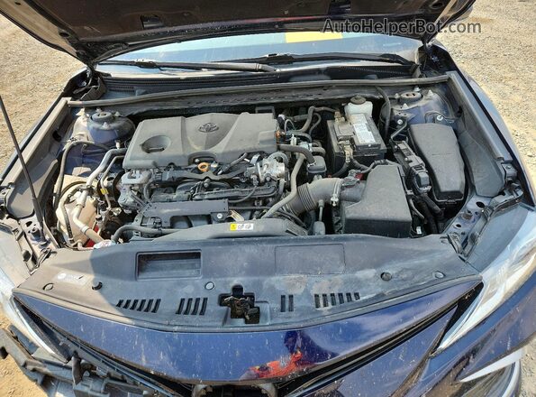 4T1C11BK6MU025686 2021 TOYOTA CAMRY Blue Rear interior view