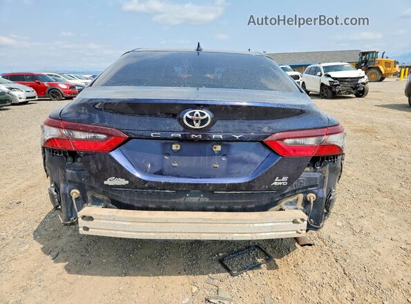 4T1C11BK6MU025686 2021 TOYOTA CAMRY Blue Rear view