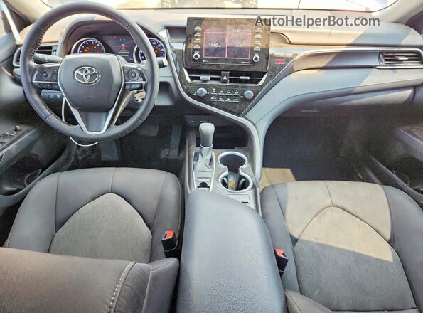 4T1C11BK6MU025686 2021 TOYOTA CAMRY Blue Dashboard view