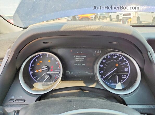 4T1C11BK6MU025686 2021 TOYOTA CAMRY Blue Instrument cluster view