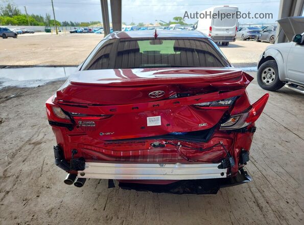 4T1DAACK0SU101905 2025 TOYOTA CAMRY Красный Вид сзади