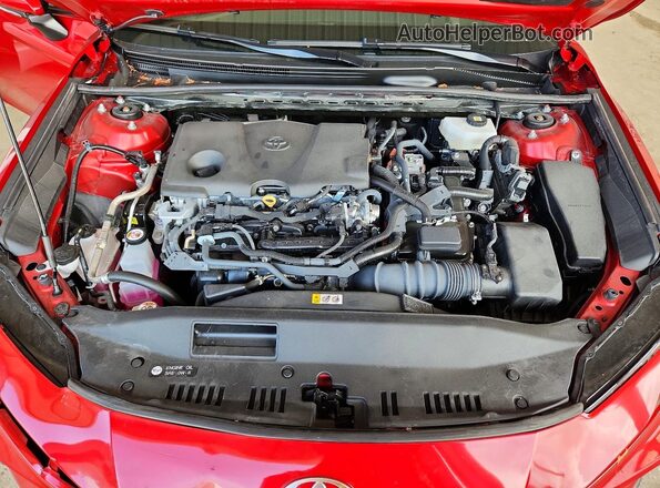 4T1DAACK0SU101905 2025 TOYOTA CAMRY Красный Вид задней части салона