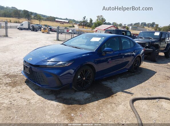 4T1DAACK0SU153230 2025 TOYOTA CAMRY Синий Передняя левая четверть