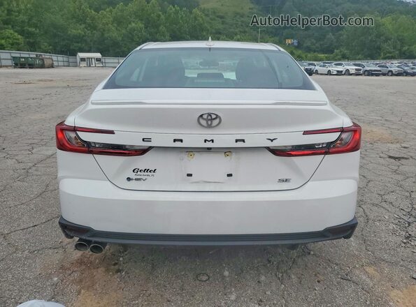 4T1DAACK0SU199415 2025 TOYOTA CAMRY Белый Вид сзади