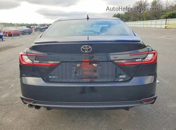 4T1DAACK1SU017513 2025 TOYOTA CAMRY Black Rear view