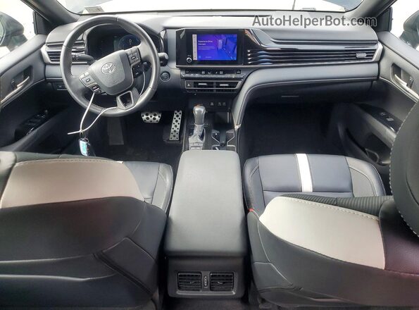 4T1DAACK1SU017513 2025 TOYOTA CAMRY Black Dashboard view