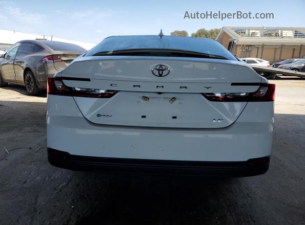 4T1DAACK2SU594051 2025 TOYOTA CAMRY White 