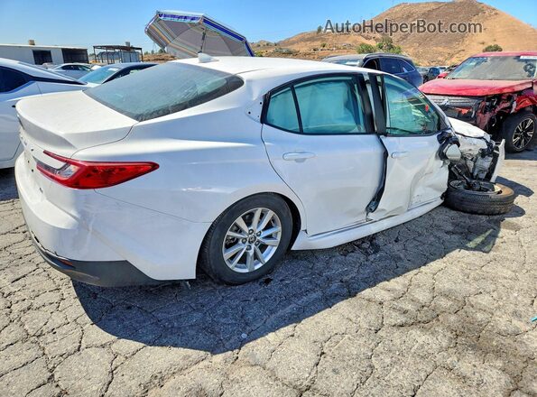 4T1DAACK3SU086056 2025 TOYOTA CAMRY Белый Задняя правая четверть