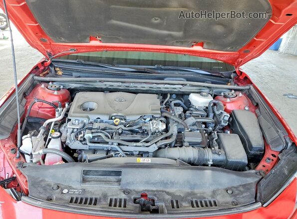 4T1DAACK4SU116729 2025 TOYOTA CAMRY Красный Вид задней части салона