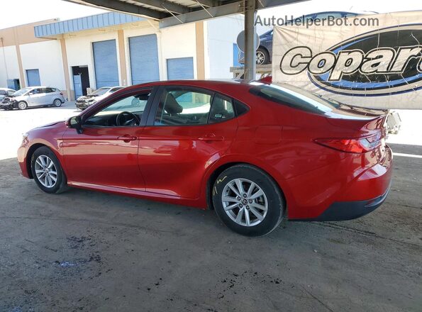 4T1DAACK4SU116729 2025 TOYOTA CAMRY Красный Задняя левая четверть