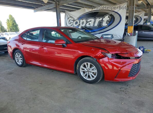 4T1DAACK4SU116729 2025 TOYOTA CAMRY Красный Передняя правая четверть