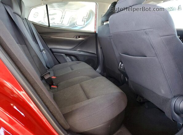 4T1DAACK4SU116729 2025 TOYOTA CAMRY Красный Вид задних сидений