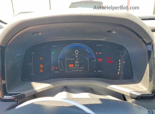 4T1DAACK4SU575839 2025 TOYOTA CAMRY Угольный Вид щитка приборов
