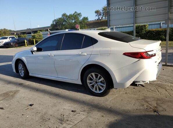 4T1DAACK5SU087368 2025 TOYOTA CAMRY White Задня ліва чверть