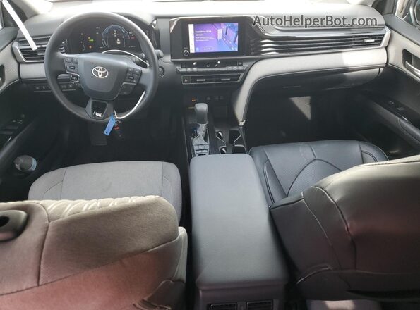 4T1DAACK5SU087368 2025 TOYOTA CAMRY White Вид панелі приладів