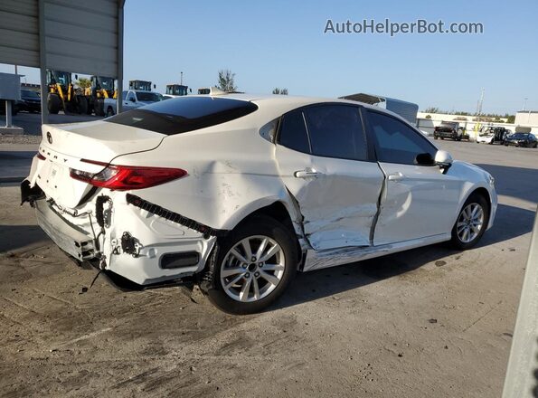 4T1DAACK5SU087368 2025 TOYOTA CAMRY White Задня права чверть