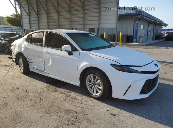 4T1DAACK5SU087368 2025 TOYOTA CAMRY White Передня права чверть