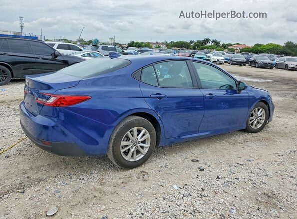 4T1DAACK5SU094675 2025 TOYOTA CAMRY Blue უკანა მარჯვენა