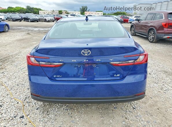 4T1DAACK5SU094675 2025 TOYOTA CAMRY Blue უკანა ხედი
