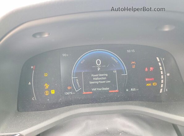 4T1DAACK5SU094675 2025 TOYOTA CAMRY Blue ხელსაწყოთა პანელის ხედი