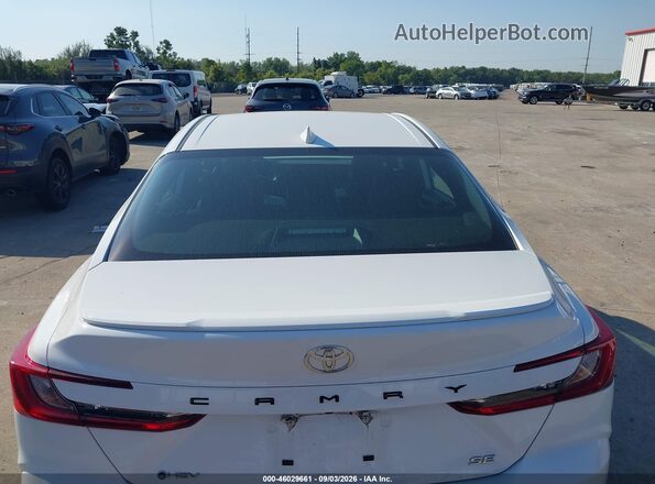 4T1DAACK5TU265409 2026 TOYOTA CAMRY Белый Панорамный вид салона 360°
